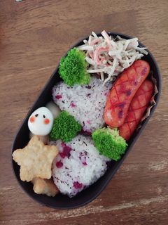 JK☆カリカリ梅おにぎり弁当♪-レシピのメイン写真