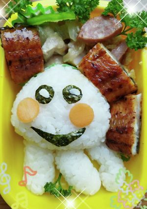クラゲさんのキャラ弁　＃キャラ弁-レシピのメイン写真
