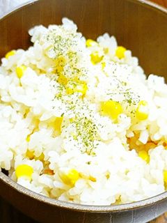 シャキ&甘~いとうもろこしの炊き込みご飯-レシピのメイン写真
