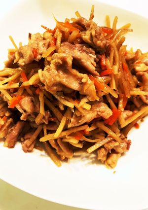 お腹キレイごはん　せせりのきんぴら-レシピのメイン写真