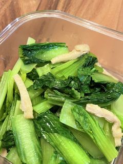 小松菜と油揚げのレンチンおひたし-レシピのメイン写真