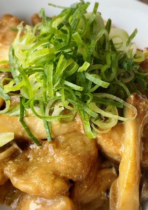 厚切り豚ロースときのこのマヨポン-レシピのメイン写真