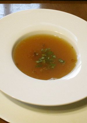 鮎のコンスメ・スープ-レシピのメイン写真