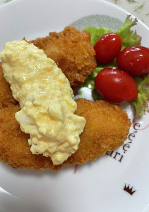 #簡単#冷凍白身フライと#レモンタルタル-レシピのメイン写真