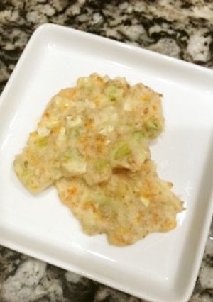 食品ロスを防ごう！野菜の端材せんべい-レシピのメイン写真