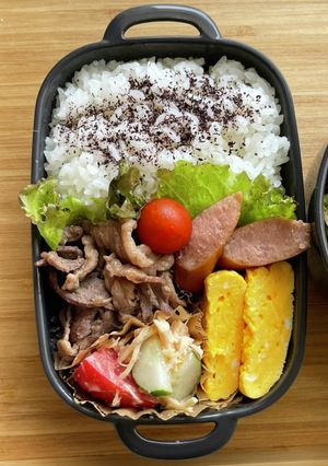 本日の10分で出来る手抜き弁当-レシピのメイン写真
