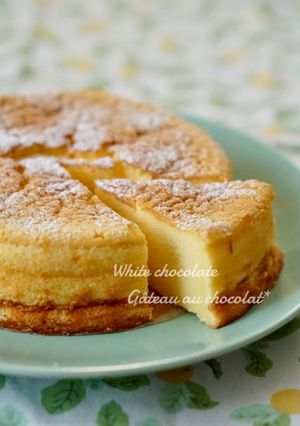 ホワイトチョコのガトーショコラ♡-レシピのメイン写真