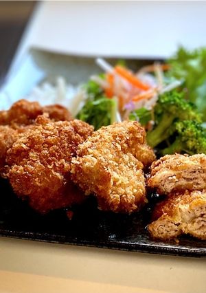 節約！豚こま肉で柔らか一口とんかつ-レシピのメイン写真