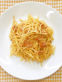 【離乳完了期】ツナとトマトのスパゲッティ-レシピのメイン写真