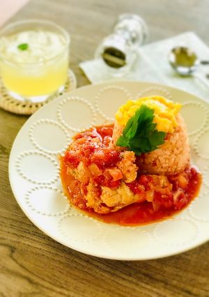 楽ちん♪手羽元のレンチントマトソース-レシピのメイン写真