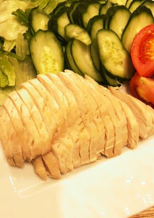 鶏むねレンジ蒸し-レシピのメイン写真