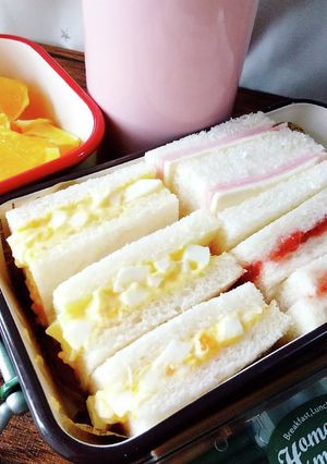 我が家のお弁当☆サンドイッチ♪-レシピのメイン写真