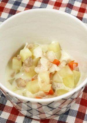 【離乳完了期】鶏肉のクリームシチュー-レシピのメイン写真