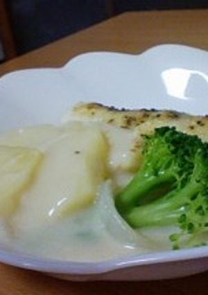 鱈のムニエル　シチューソース-レシピのメイン写真