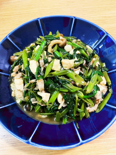 空芯菜と豆腐炒め-レシピのメイン写真