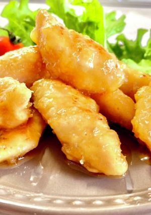 鶏胸肉の柔らか♡ハニーバターチキン風♡-レシピのメイン写真