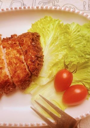 オシャレに食卓!アーモンドとんかつ!-レシピのメイン写真