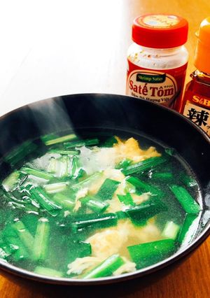 ニラと豆腐の中華スープ-レシピのメイン写真