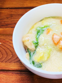 白菜と鶏胸肉のミルク中華風煮込み-レシピのメイン写真