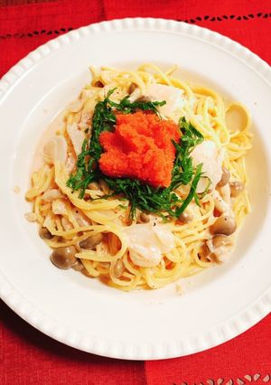 ピリリッと明太クリームパスタ♡-レシピのメイン写真