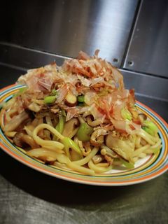 ソース、めんつゆ焼うどん(✩≧↺≦✩))-レシピのメイン写真
