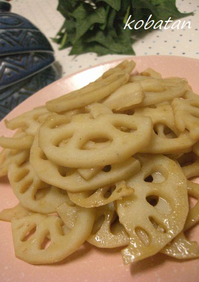 ✿れんこんのバターめんつゆ炒め✿-レシピのメイン写真