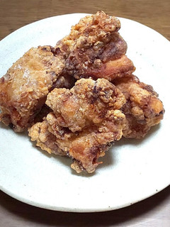 暑い季節にサッパリ!梅~ぇ!!梅唐揚げ!-レシピのメイン写真