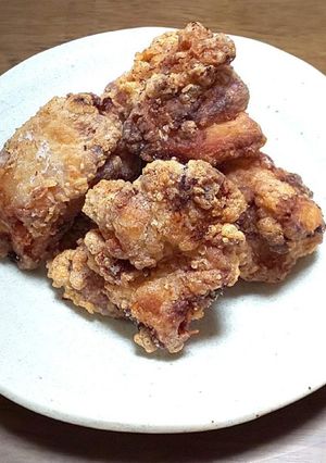 暑い季節にサッパリ！梅～ぇ！！梅唐揚げ！-レシピのメイン写真