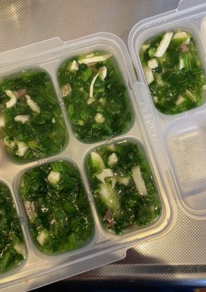 【離乳食後期】かんぱちほうれん草とろとろ-レシピのメイン写真