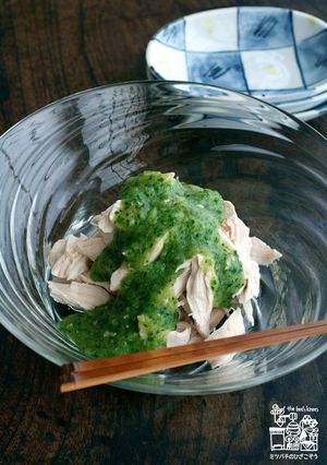 鶏のささみのきゅうりのすりおろしがけ-レシピのメイン写真