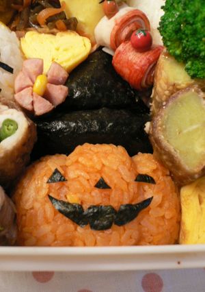 ジャックランタン☆キャラ弁-レシピのメイン写真