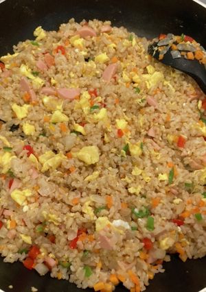 具沢山の玄米チャーハン-レシピのメイン写真