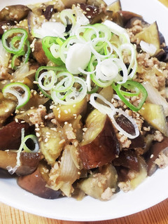 ナスと挽き肉生姜炒め☺️丼にも♡-レシピのメイン写真