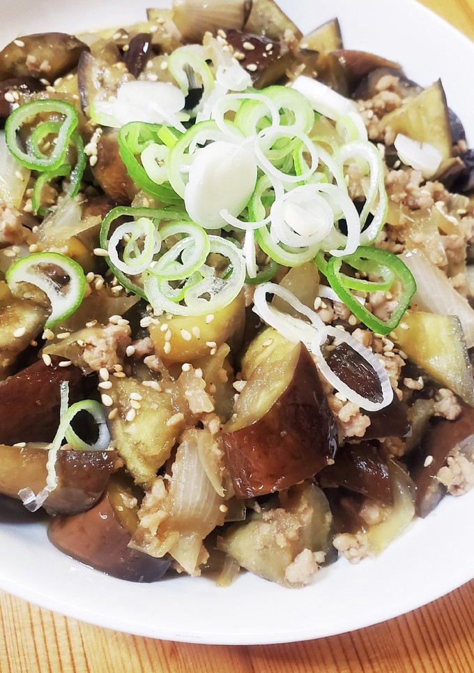 ナスと挽き肉生姜炒め☺️丼にも♡-レシピのメイン写真