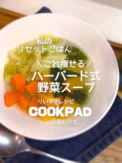 ハーバード式ダイエット野菜スープ簡単健康-レシピのメイン写真