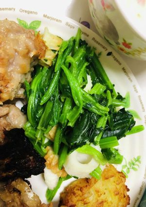 ほうれん草ソテー-レシピのメイン写真
