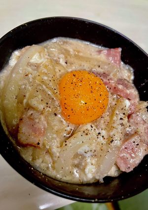 パパッとカルボナーラ丼-レシピのメイン写真