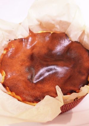 牛乳とマーガリンでバスク風チーズケーキ-レシピのメイン写真