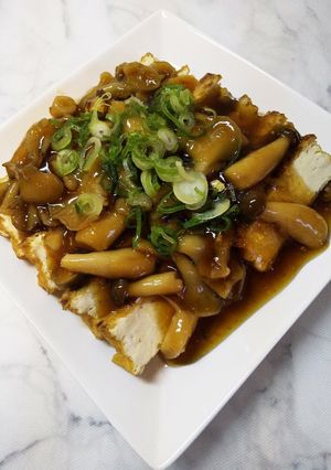 厚揚げのきのこオイスターソースかけ-レシピのメイン写真