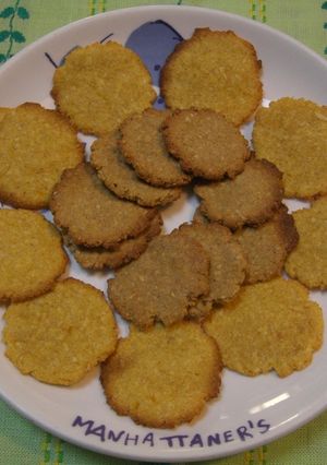 ノンオイル☆おからかぼちゃクッキー♪-レシピのメイン写真