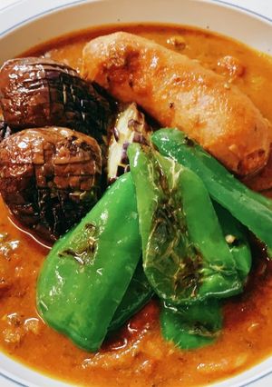 ソーセージのスパイシースープカレー♪-レシピのメイン写真