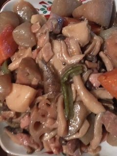 冷凍野菜を使う筑前煮-レシピのメイン写真