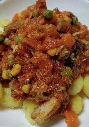 サバ缶のトマトソース☆ニョッキ-レシピのメイン写真