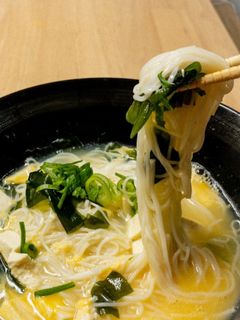 卵と豆腐わかめのふんわり中華煮麺-レシピのメイン写真