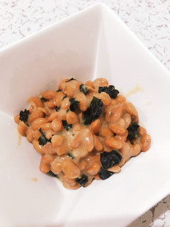 納豆のワカメ和え①冷奴にも◎-レシピのメイン写真