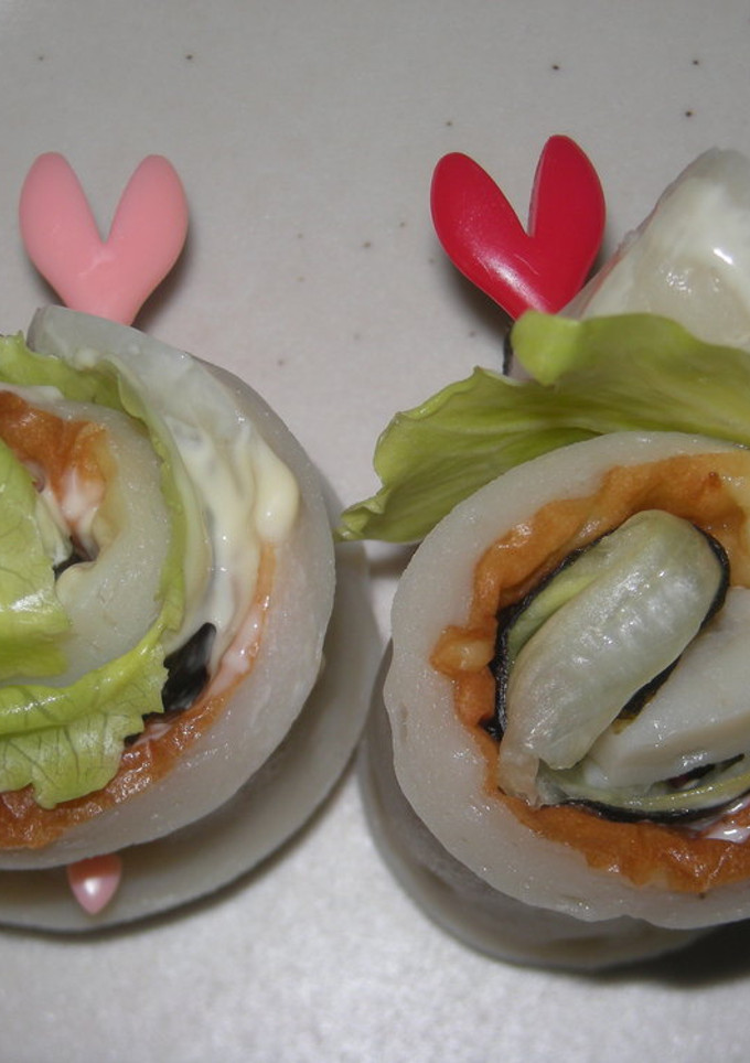 お弁当おかず♪ちくわレタスのり巻き★-レシピのメイン写真
