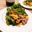 簡単♪豚肉とパクチーの卵炒め