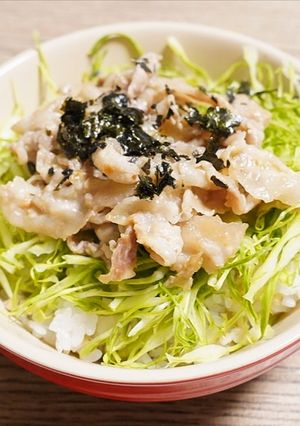 簡単コク旨♪梅みそ豚丼-レシピのメイン写真