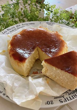 バスクチーズケーキ 記録用-レシピのメイン写真