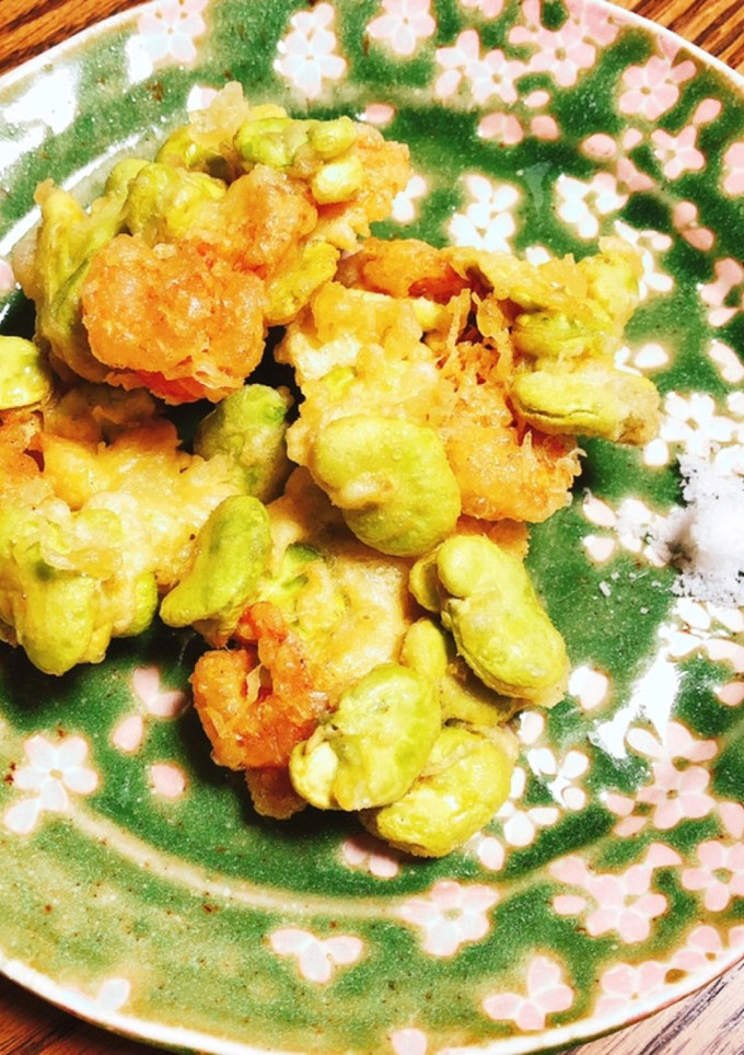 そら豆とエビのかき揚げ☆byゆらジェンヌ-レシピのメイン写真